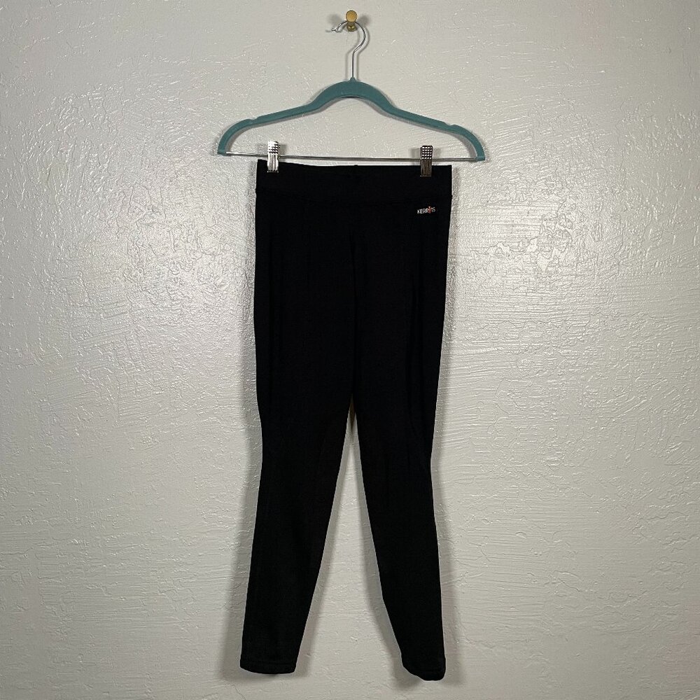 Kerrits Women S Black Equestrian Riding Pants Ultrasuede Patches Leggings